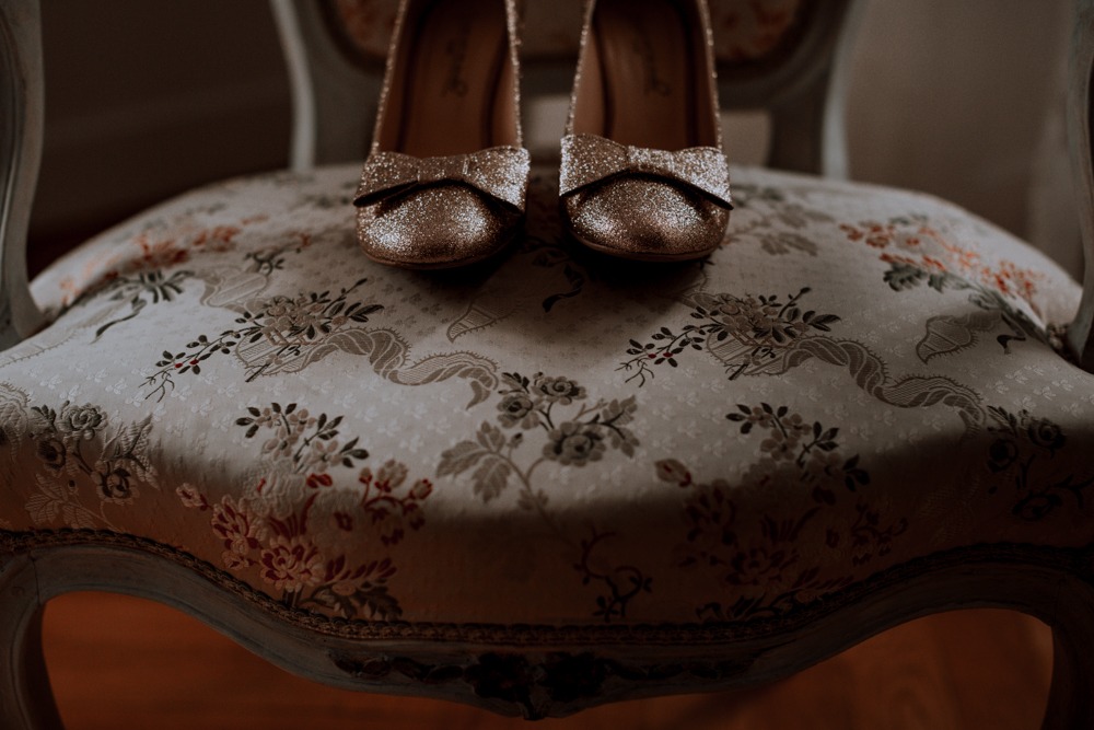 Mariage château de Bellevue, dessine moi un soulier
