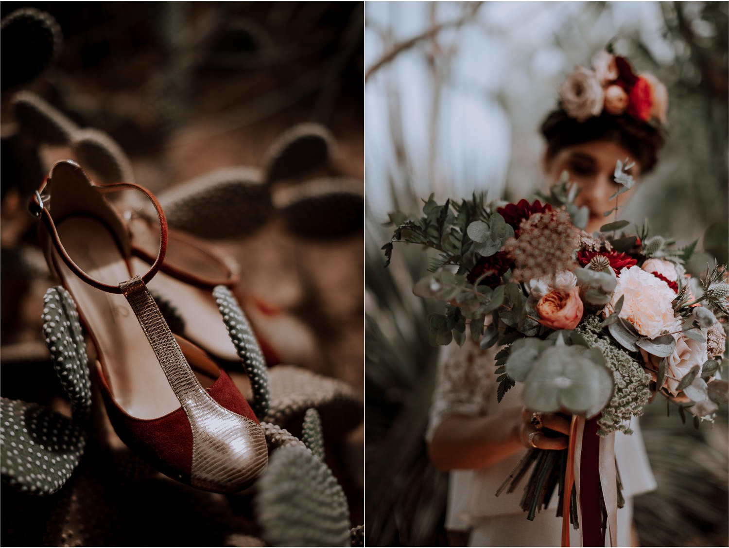 photographe mariage Lyon ,Parc de la tête d'or, Lyon, cactus, portrait, bouquet de la mariée