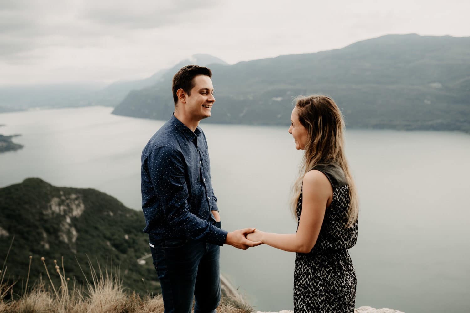 Demande en mariage au lac du Bourget