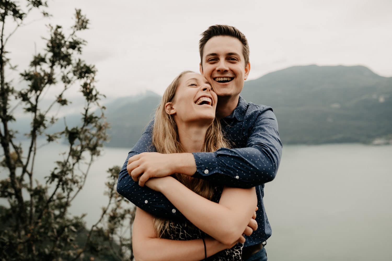 Demande en mariage au lac du Bourget