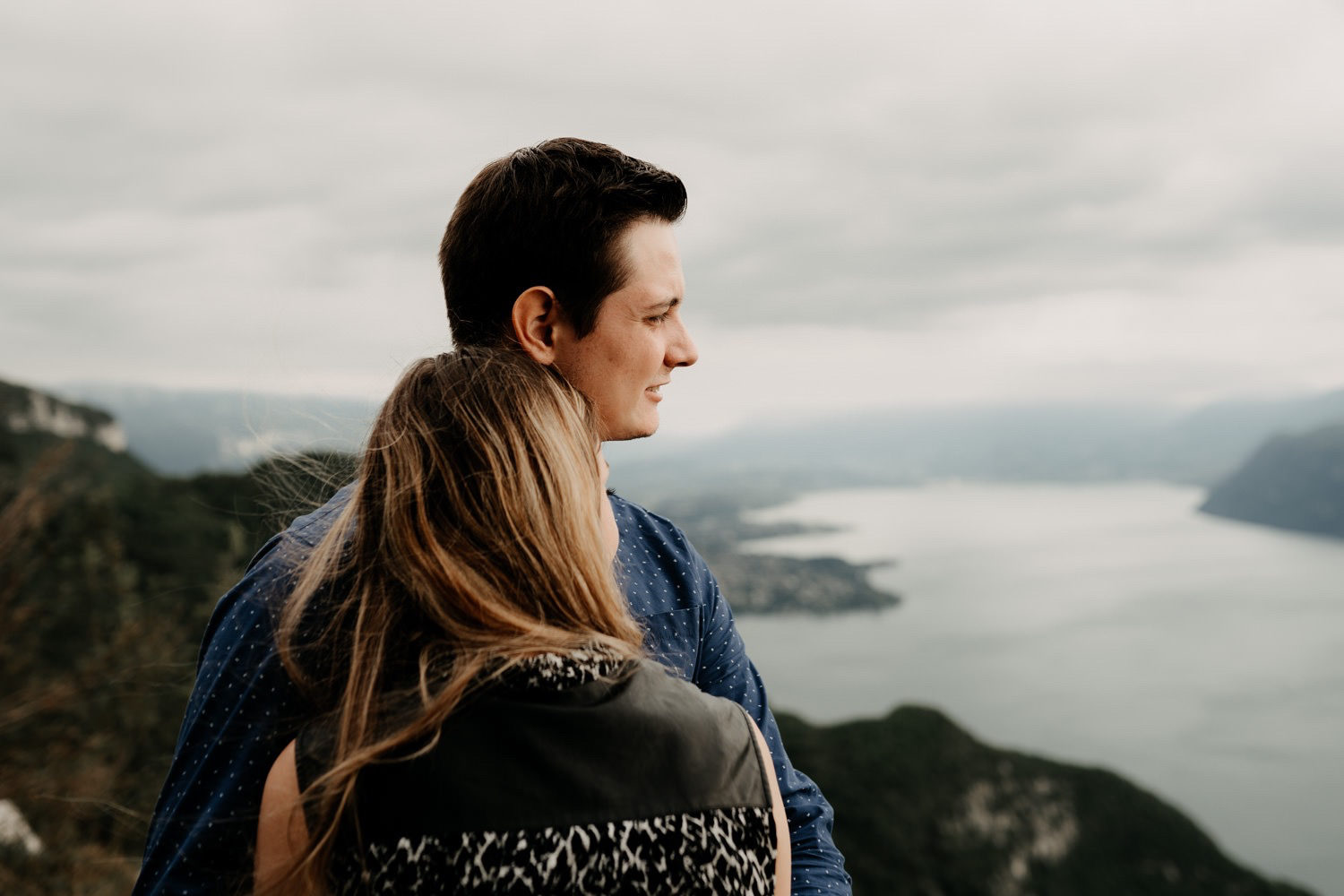 Demande en mariage au lac du Bourget